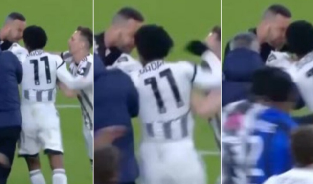 VIDEO/ Juventus-Inter sjell sherr mes lojtarëve, Cuadrado provokon dhe godet me grusht Handanovic