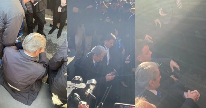 FOTO/ Berishën e “lënë fuqitë”, ulet këmbëkryq para Gjykatës pas fjalimit